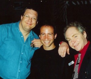 Penn and teller and simon winthrop magician las vegas