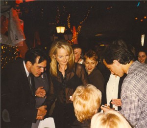 celebrities helen hunt and hank azria watch simon perform magic in California at movie premiere (1)