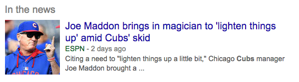 Joe Maddon brings in magician Simon Winthrop to 'lighten things up' amid Cubs' skid