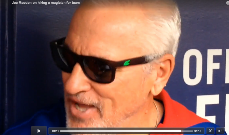 Joe Maddon shocked by magic