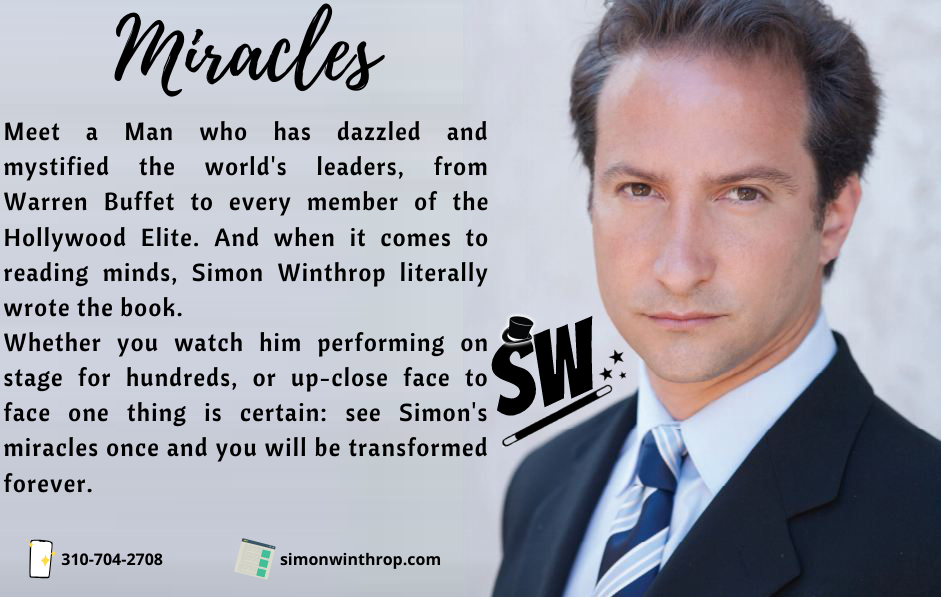 Las Vegas magician Simon Winthrop miracles